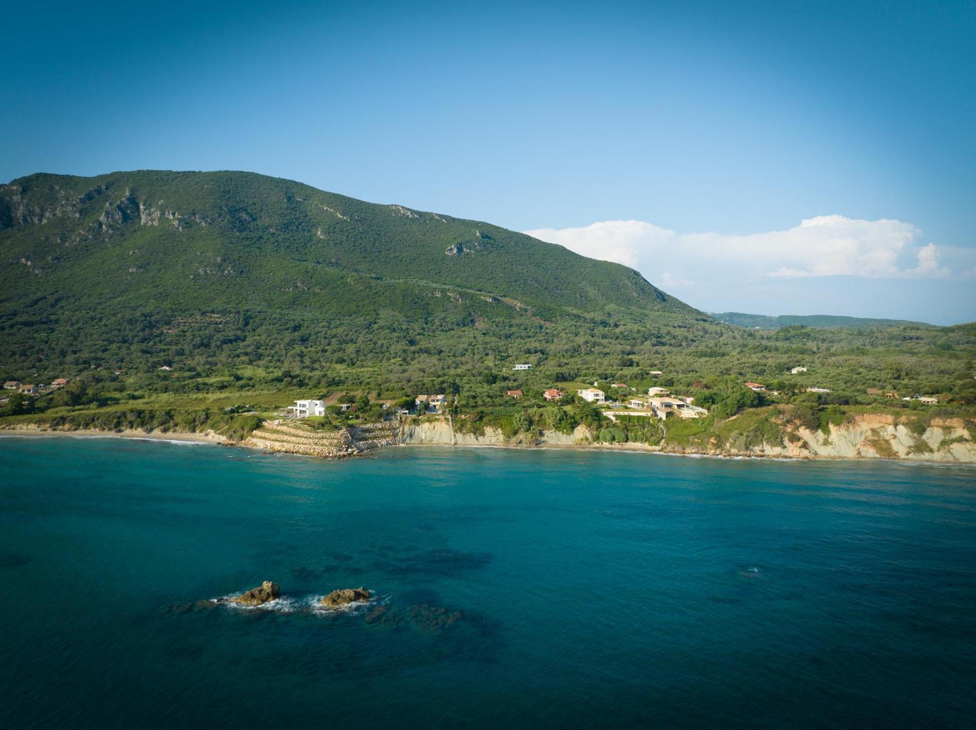 Villa Angela Ágios Matthaíos 外观 照片